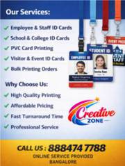 Plastic ID card Rs. 20/- Only | Lanyards Rs. 30/- | Contact 